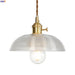 Nordic Glass Pendant Light - Elegant Copper Fixture For Dining And Living Spaces Lights