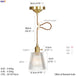 Nordic Glass Pendant Light - Elegant Copper Fixture For Dining And Living Spaces Lights