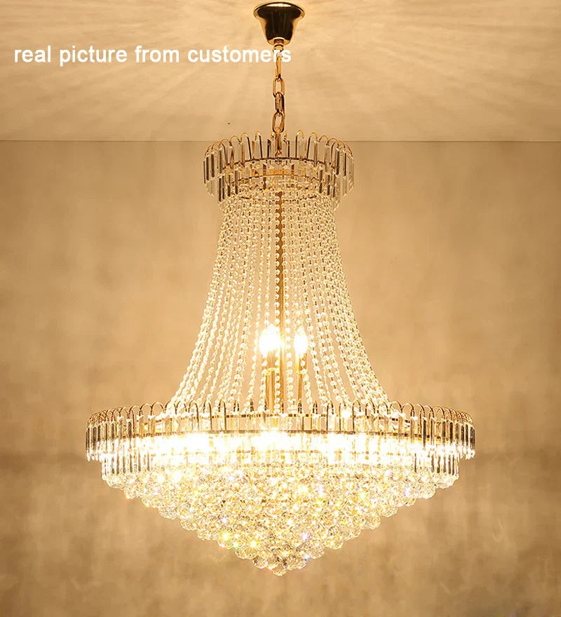 60Cm Lustres Chandeliers - Elegant Home Decor For Living Rooms Dining And Restaurants Chandelier