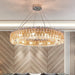 New Light Luxury K9 Crystal Chandelier - Chrome Elegance For Living Dining And Bedrooms Chandelier