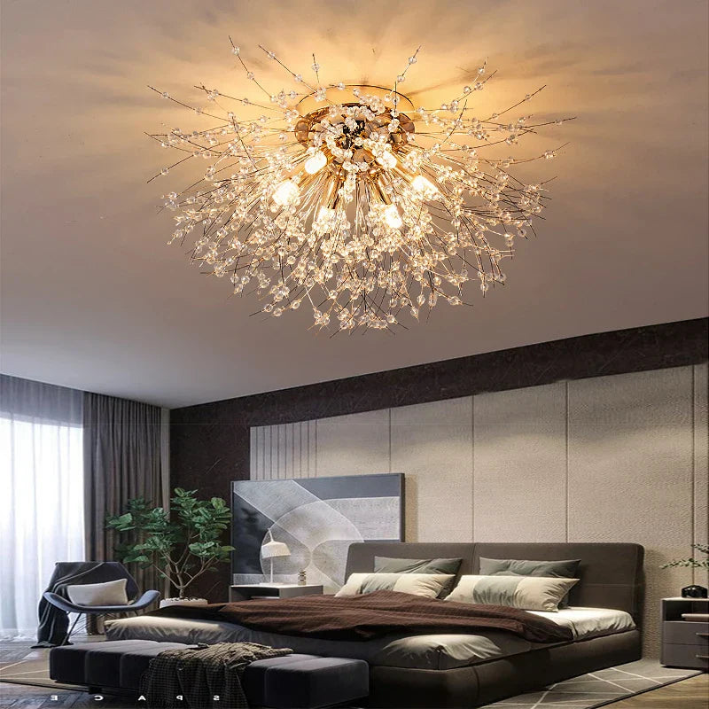 Nordic Modern Led Chandelier - Stylish Firefly Lighting For Living Dining And Bedroom Ceiling Light