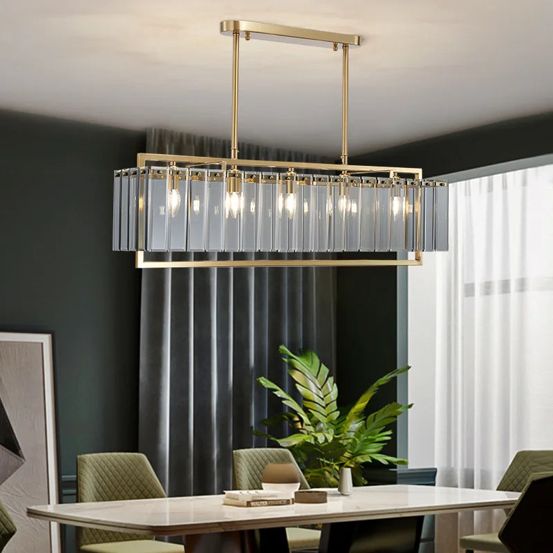 New Modern Glass Chandelier - Luxury Round Design With Creative Gold Accents For Stylish Home