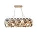 Post - Modern Crystal Wrought Iron Chandelier - Elegance For Dining Rooms Creative Living And