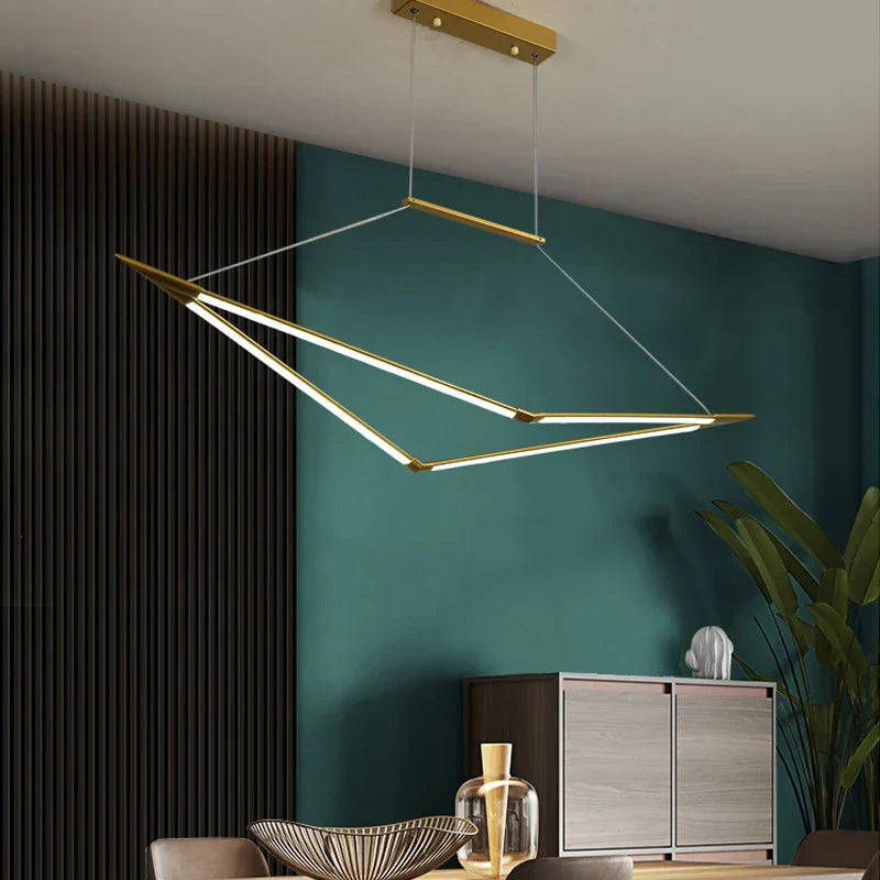 Contemporary Rc + Dimmable Chandelier - Perfect For Living Rooms Dining And Kitchens In Black White