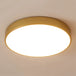 Modern Round Gold Led Ceiling Light - Ultra - Thin 5Cm Surface Mount With Remote Control Ceiling