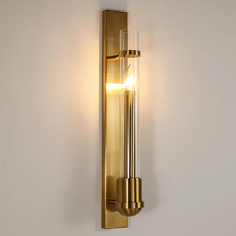 Elegant Modern American Style Wall Lamp - Golden Luminaire Perfect For Creating A Home Atmosphere