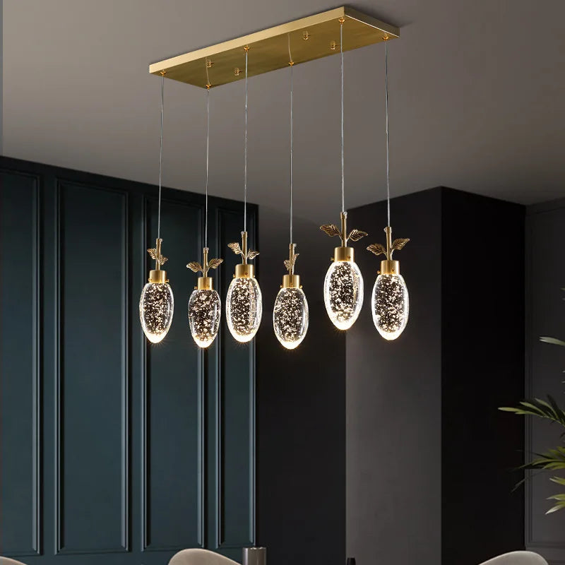 Elegant Round Crystal Pendant Lights - Illuminate Your Living Dining And Bedroom Spaces With Modern