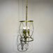 Vintage Crystal Retro Industrial Chandelier With Three Heads For Kitchen And Dining Elegance