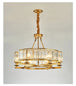 Zoe’s K9 Crystal Modern Glass Chandelier - Copper Luxury Hanging Lamp Chandelier