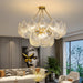 Timeless Postmodern Light Luxury Chandelier - Retro Wrought Iron And Crystal Design Perfect For