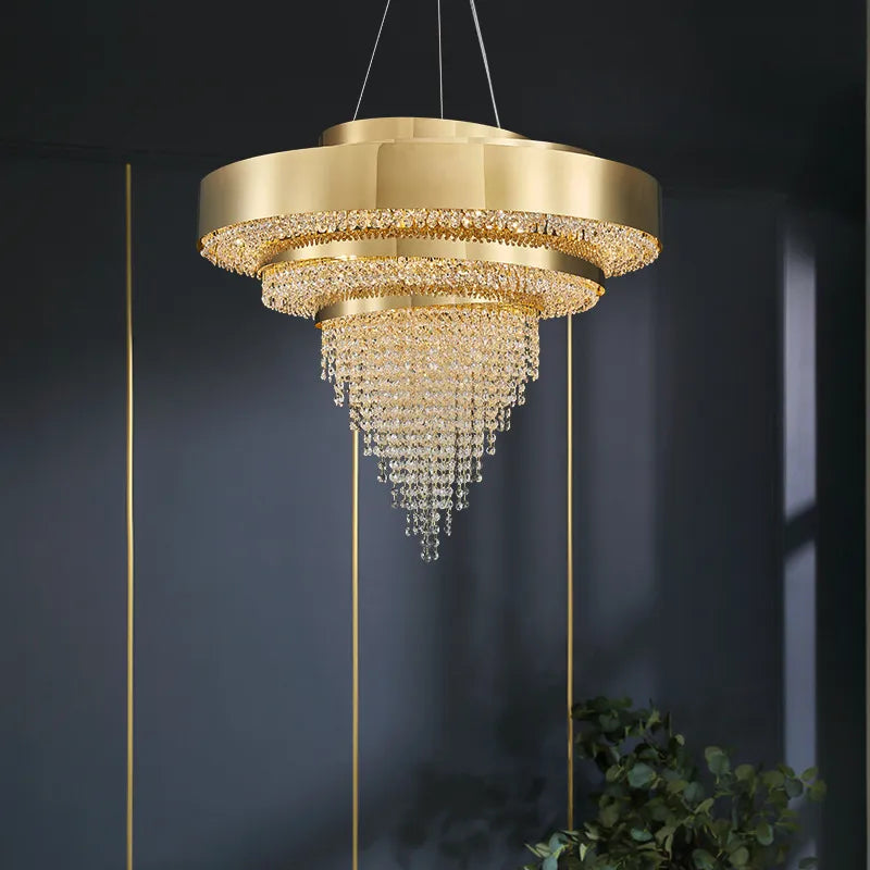 Modern Crystal Chandelier - Artful Elegance For Living And Dining Spaces Chandelier