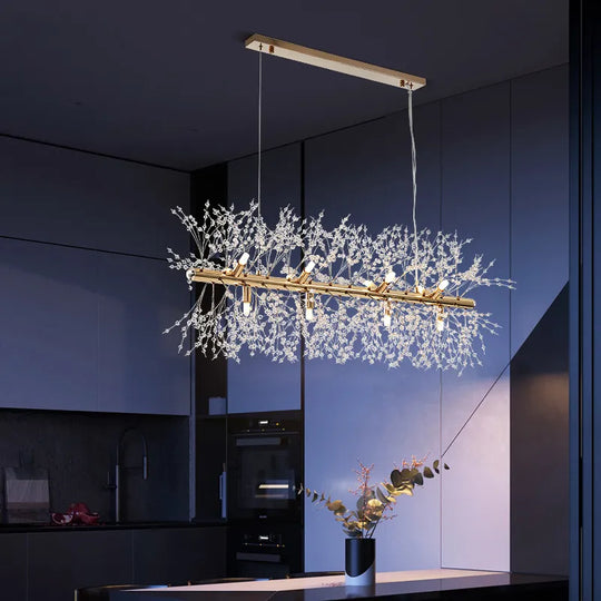 Nordic Modern Led Chandelier - Stylish Firefly Lighting For Living Dining And Bedroom Ceiling Light