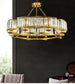 Zoe’s K9 Crystal Modern Glass Chandelier - Copper Luxury Hanging Lamp Chandelier