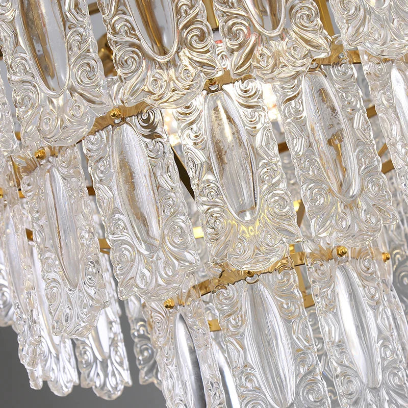 Elegant Post - Modern Glass Chandelier - A Personality Creative High - End Addition For Living