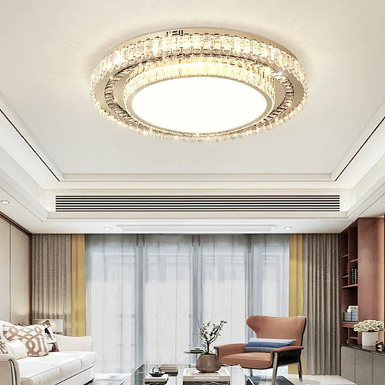 Modern Led Crystal Ceiling Lights - Contemporary Elegance For Bedrooms And Beyond Ceiling Light