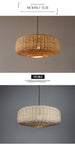 Retro Handmade Rattan Pendant Lights - Chinese - Inspired Vintage Lighting For Dining Rooms