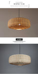 Retro Handmade Rattan Pendant Lights - Chinese - Inspired Vintage Lighting For Dining Rooms