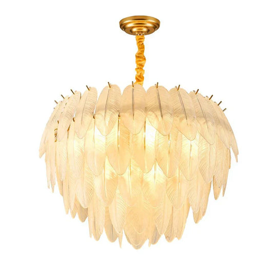 Postmodern Light Luxury Crystal Chandelier - Nordic Minimalist Elegance For Living Rooms Bedrooms