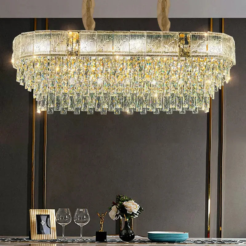 High - End Crystal Chandelier - Elegance And Artistry For Villa Living Spaces Chandelier