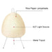 Japanese Rice Paper Lantern Led Table Lamp - Artistic Decor For Living Room Bedroom And Study