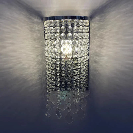 Cayson Modern Luxury Transparent Crystal Wall Lamp - Illuminate Your Space With Elegance Wall Lamp