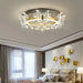 Cartoon Children’s Room Crystal Ceiling Light - Butterfly Chandelier And Balloon Led Bedroom For