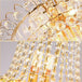 European - Style Duplex High Ceiling Chandelier - Golden Elegance For Grand Halls And Stairwell