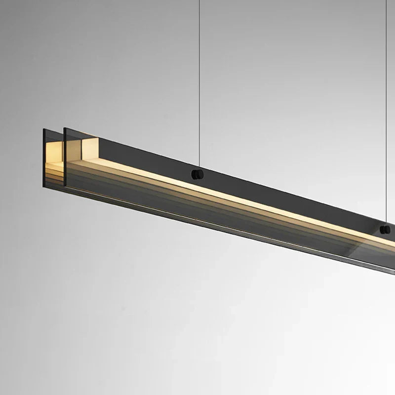 Sleek Led Pendant Lamp - Minimalist Elegance For Dining Kitchen Bar And Office Decor Lights