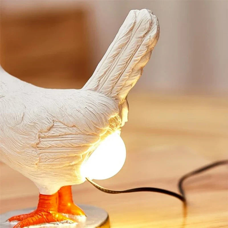 Simulated Animal Funny Chicken Night Light - Decorative Home Decor For Parties And Carnivals Table