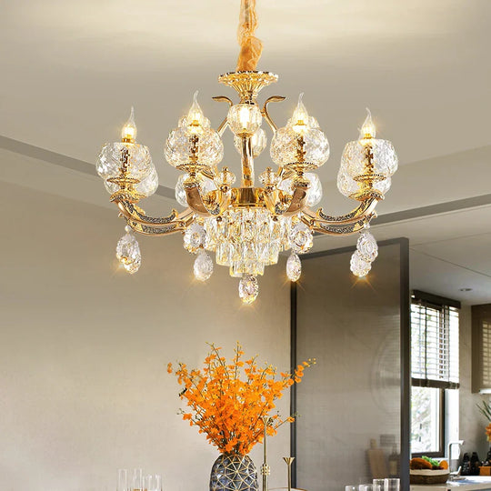 European Modern Simple Chandelier - Luxury Lighting For Home Villa Hotel And Duplex Architectural