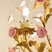 Elegant Nordic Rose Copper Chandelier - Led Illumination For Luxury Living Chandelier