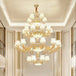 European Style Duplex Building Chandelier - Simple Elegance For Large Living Rooms Hallways And