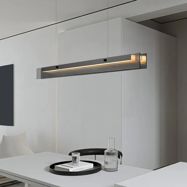 Sleek Led Pendant Lamp - Minimalist Elegance For Dining Kitchen Bar And Office Decor Lights