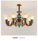 New European Vintage Resin Chandelier - Create A Luxurious Atmosphere In Your Villa Restaurant Or