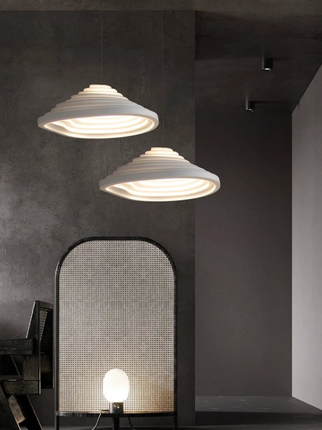 Minimalist Nordic Wabi - Sabi Led Ceiling Chandelier - Perfect For Living Rooms Dining Bedrooms And