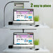 Double Head Led Clip Desk Lamp With Remote Control - Versatile Home And Office Lighting