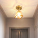 Nordic Creative Cup Ceiling Light For Dining Room Bedroom Hallway Entrance Balcony Kitchen Lamp