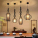 American Birdcage Retro Chandelier With Creative Hollow Design For Living Room Elegance Pendant