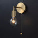 Elegant Gold Glass Wall Lamp - Post - Modern Lighting For Living Dining And More Wall Lamp