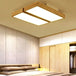 Wood Modern Minimalist Led Ceiling Lamp - Perfect For Bedroom Living Room Dining Kitchen And Study