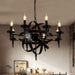 Camille Vintage Retro Candle Pendant Lights