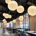 Modern Wabi - Sabi Frp Moon Led Pendant Lights - Unique Decor Chandelier For Living And Dining