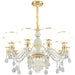 Elegant European Style Crystal Chandelier - Luxury Main Light For Living Rooms Dining And Villa