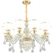 Elegant European Style Crystal Chandelier - Luxury Main Light For Living Rooms Dining And Villa