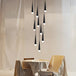 Contemporary Stair Chandelier - Elevate Your Duplex Apartment With Nordic Loft Elegance Pendant