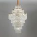 Modern Luxury Long Chandelier - Opulent Illumination For Staircases Villa Lobbies High Ceilings And