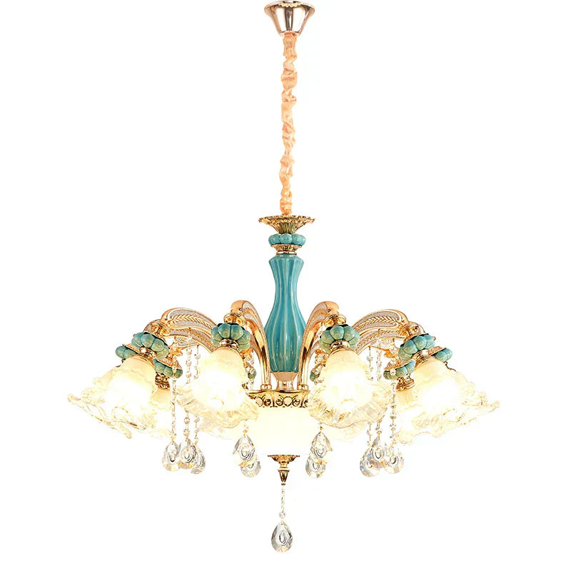 Elegant European - Style Crystal Chandelier - A Romantic And Fashionable Lighting Fixture For