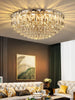 Modern Light Luxury Crystal Chandelier - Gold Finish For Dining And Living Rooms With Free Shipping