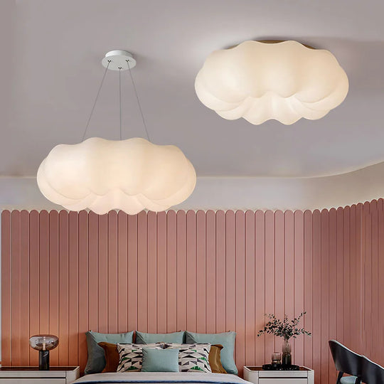 Clouds Ceiling Light - Perfect For Dining Room Children’s Bedroom Hall White Led Chandelier