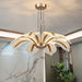 Modern Led Night Primrose Petals Ceiling Chandelier - Minimalist Elegance For Living Dining And